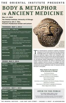 Body & Metaphor in Ancient Medicine Conference Poster