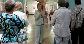 Docent guided tour at the Institute for the Study of Ancient Cultures