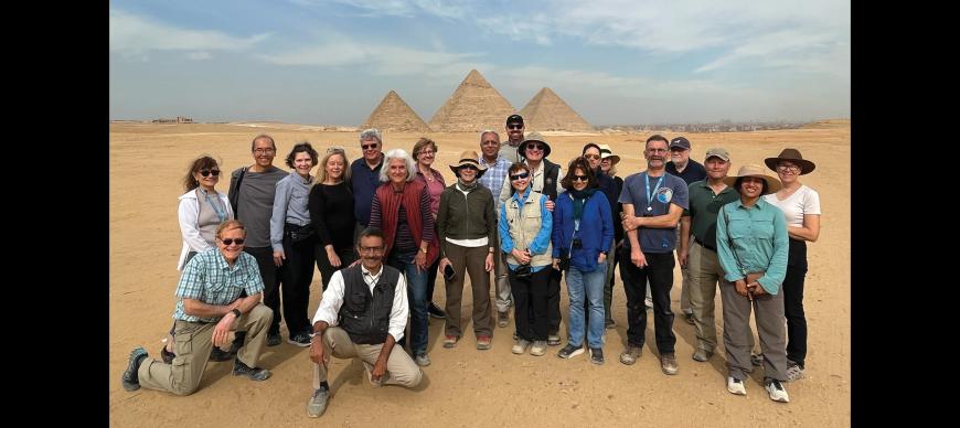 ISAC Travelers at Giza