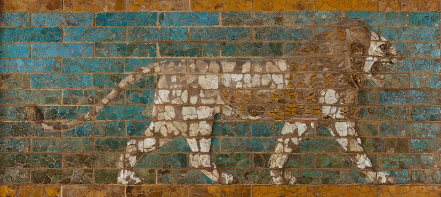 Glazed Brick Lion