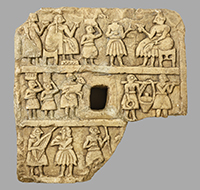 OIM A12417, stone plaque, Mesopotamia, Iraq