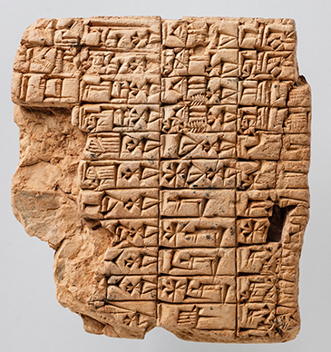 OIM A3670, clay tablet, Mesopotamia