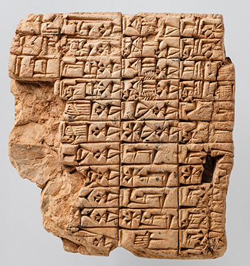 ancient clay tablets