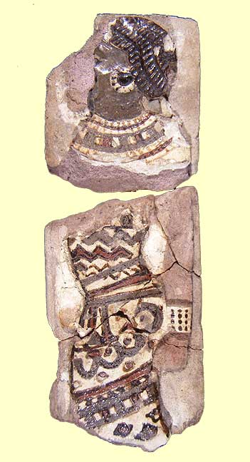 Tile Depicting a Nubian Prisoner