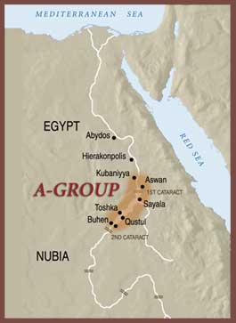 nubian empire map