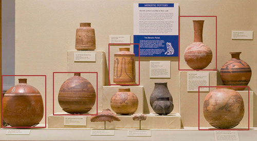 Meroitic Pottery Display Case